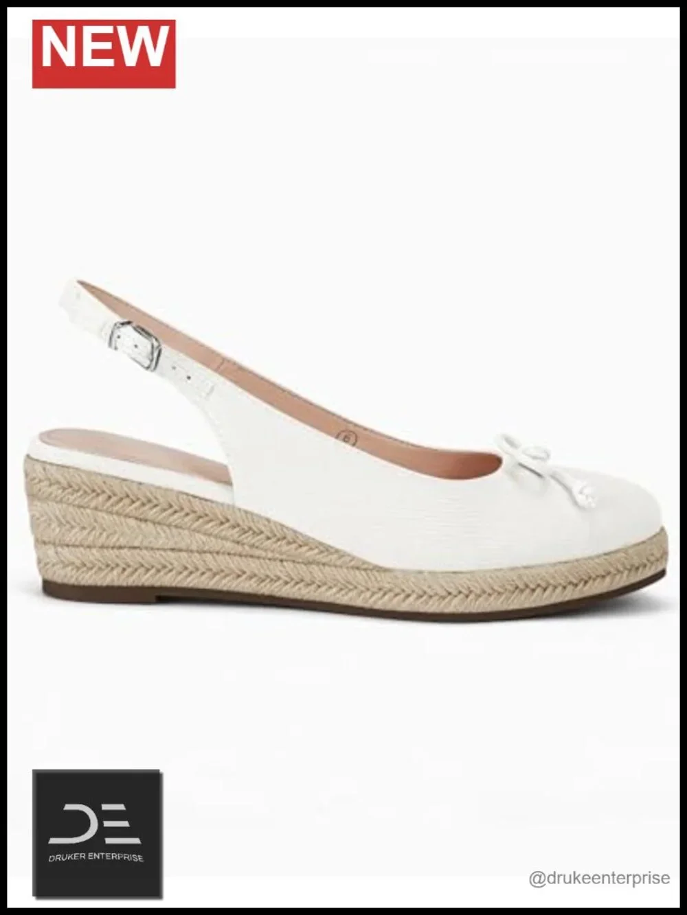 Closed Toe Espadrilles Wedges Platform Slingback Mid Low Heel Canvas Bow Dress
